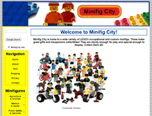Tablet Screenshot of minifigcity.com